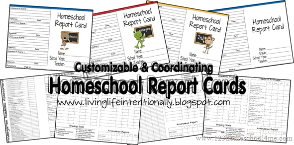 Report card template for kindergarten